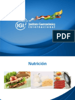 Prof Gastronómico 1 - Nutrición