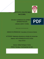 U3 - Act15 - Regímenes Aduaneros en Tránsito de Mercancías - Ibañez Rodriguez Cristina