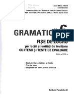 Gramatica - Clasa 6 - Fise de lucru - Eliza-Mara Trofin, Luminita Ardelean, Cornelia Chirita, Ioana Enescu, Mariana Gurtavenco