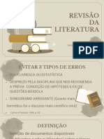 A Revisão Da Literatura