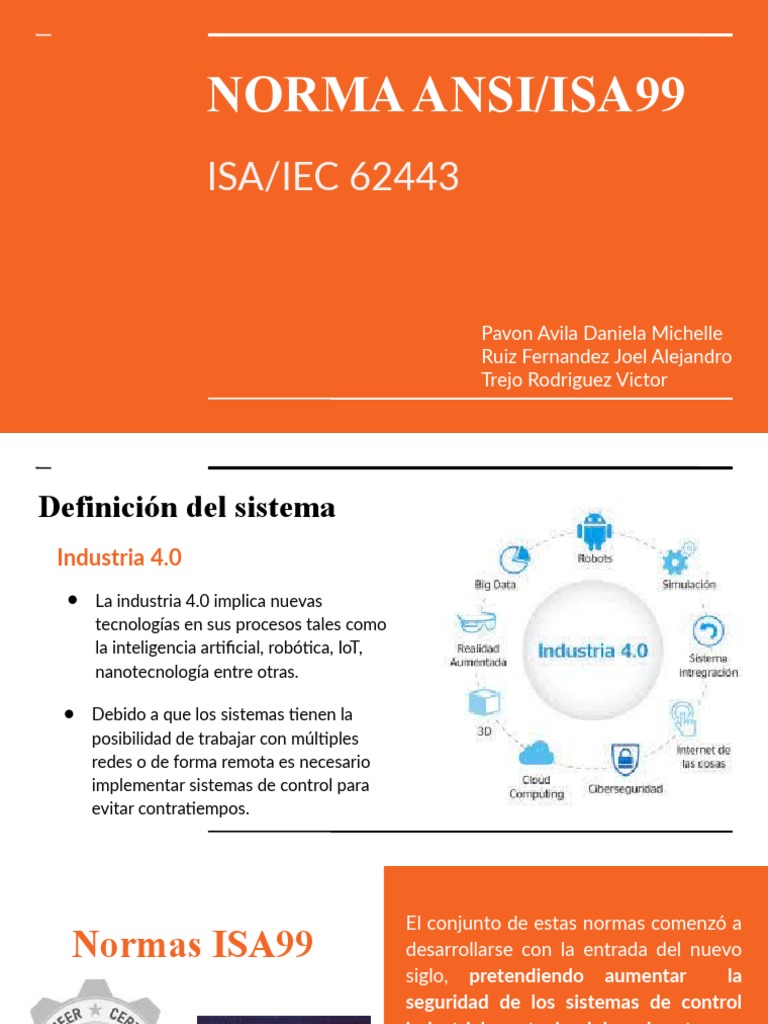 Normativa ISA99 en Industria 4.0 | PDF | Scada | Ingeniería Informática