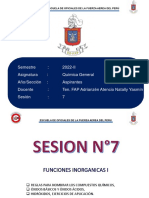 Sesion N°7 - Quimica General