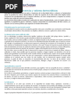 Valores de Respeto y Tolerancia en Convivencia | PDF | Tolerancia ...