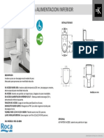 WC Access Muro Ada Alimentacion Inferior
