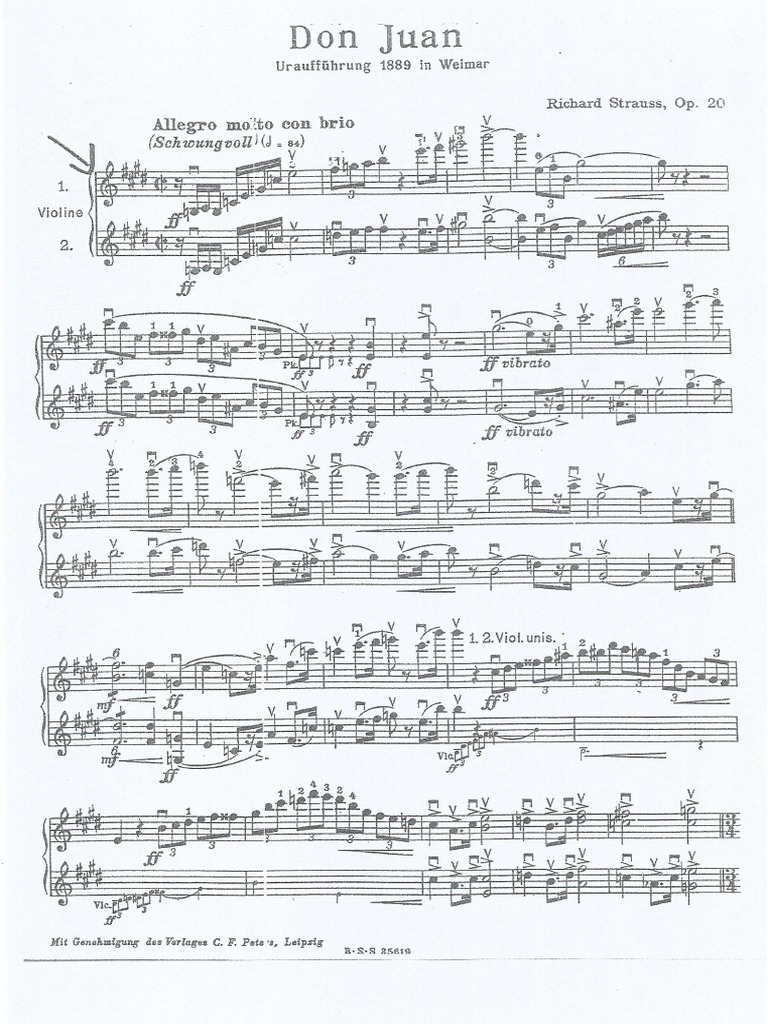 Orchestral Excerpts Violin Academy 20182019 PDF