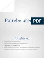 Potrebe Učenika