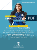 Programacion Feria de La Transparencia - Alcaldía de Medellín (2022)