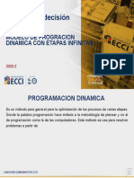 Modelo de Progracion Dinamica Con Etapas Infinitas