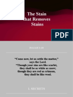 The Stain That Removes Stais