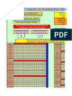 Lotofácil Jogando Com 13 Fixas e Garantindo 14 e 15 Pontos