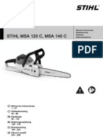 Manual Motosierra Stihl Msa 120 C Msa 140 C