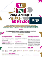 Cartel Convocatoria 12 Parlamento Infantil