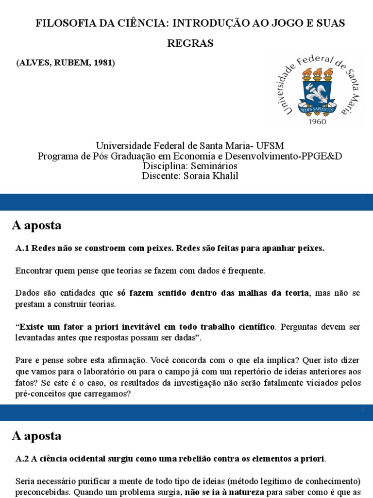 Introdução à Filosofia da Ciência | PDF | Science | Conhecimento