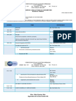 Agenda Reunión CTZ Mat