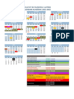 Calendari Academic 2021-2022 Facultat