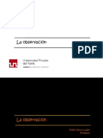 Sesión 2 La Observación Final