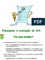 Aula 9 - Planejamento Da Avaliacao de IHC