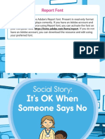 Social Story Its Ok When Someone Says No