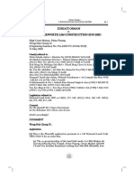 Zuriati Osman v. Butterworth Lim Construction SDN BHD (2020) MLRHU 355