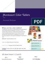 Montessori Color Tablets