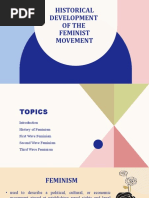 Chapter 1 Historical Development of The Feminism Movement