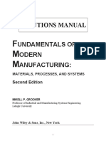SOLUTIONS MANUAL FOR MODERN MANUFACTURING