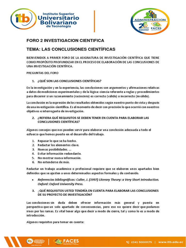 Foro 2-Johnny Romero | PDF | Crecimiento personal y profesional ...