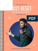 Jay Shetty's 2021 Reset New Habits Workbook
