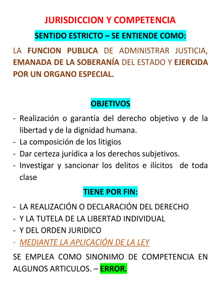 Jurisdicción y Competencia en Venezuela | PDF | Jurisdicción | Estado ...