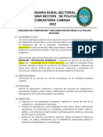 Concurso de poesía policial Camaná 2022