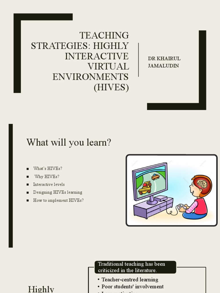 Interactive Learning with HIVEs | PDF | Simulation | Motivation