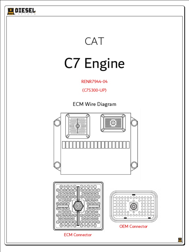 CAT C7 Prefix C7S Wiring Diagrams PDF Propulsion Mechanical