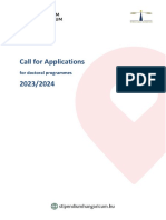 Call for Doctoral Applications 2023/2024