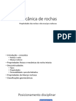 Propriedades mecânicas das rochas e maciços rochosos