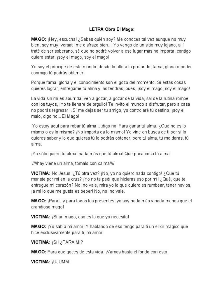 El Mago Pdf Amor