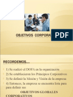 9 CLASE 10 Objetivos y Metas Corporativas