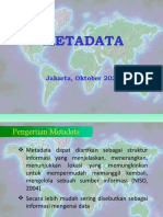 Metadata penting untuk data GIS