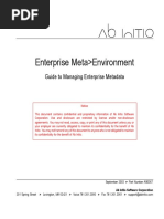 EME-Guide To Manage Enterprise Metadata