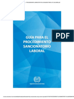 Prosan Procedimiento Administrativo Sancionatorio Oit Colombia