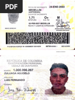 Cédula Representante Legal | PDF