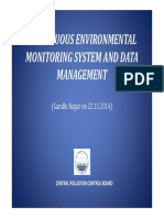 Continuous Enviromental Monitoring System and Data Management