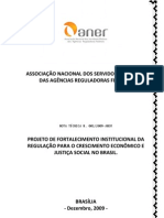 Projeto de Fortalecimento Instituciona Da Regulaçõa (Associação Nacional Dos Servidoares Efetivos Das ARF)