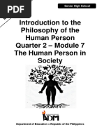 Introductionphilosophy12 q2 Mod7 v4 The-Human-Person-In-Society v4