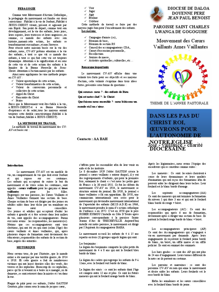 Pédagogie du Mouvement CV-AV | PDF | Jésus