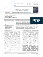 Jurnal Manajemen: Kajian Konseptual Tentang Evaluasi Pengendalian Internal Perusahaan