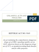 Unlawful Acts and Penalties Ctws