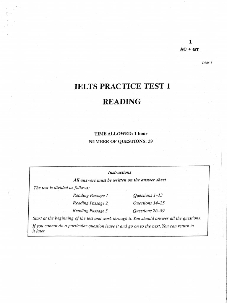 Ielts practice test 01 pdf