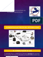 Instalación y verificaciones del conmutador de gas