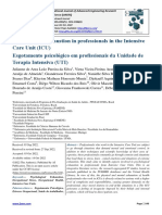 Psychological Exhaustion in Professionals in The Intensive Care Unit (ICU)