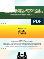 (M5-MAIN) Speech Styles